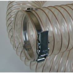 Close up of 100QAHC quick release hose clamp