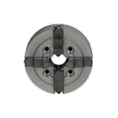 Proxxon PD 250/E 4-jaw chuck with independent jaws For clamping angular and asymmetrically shaped work pieces. Capacity up to 80mm. Chuck Ø 75mm. NO 24 036