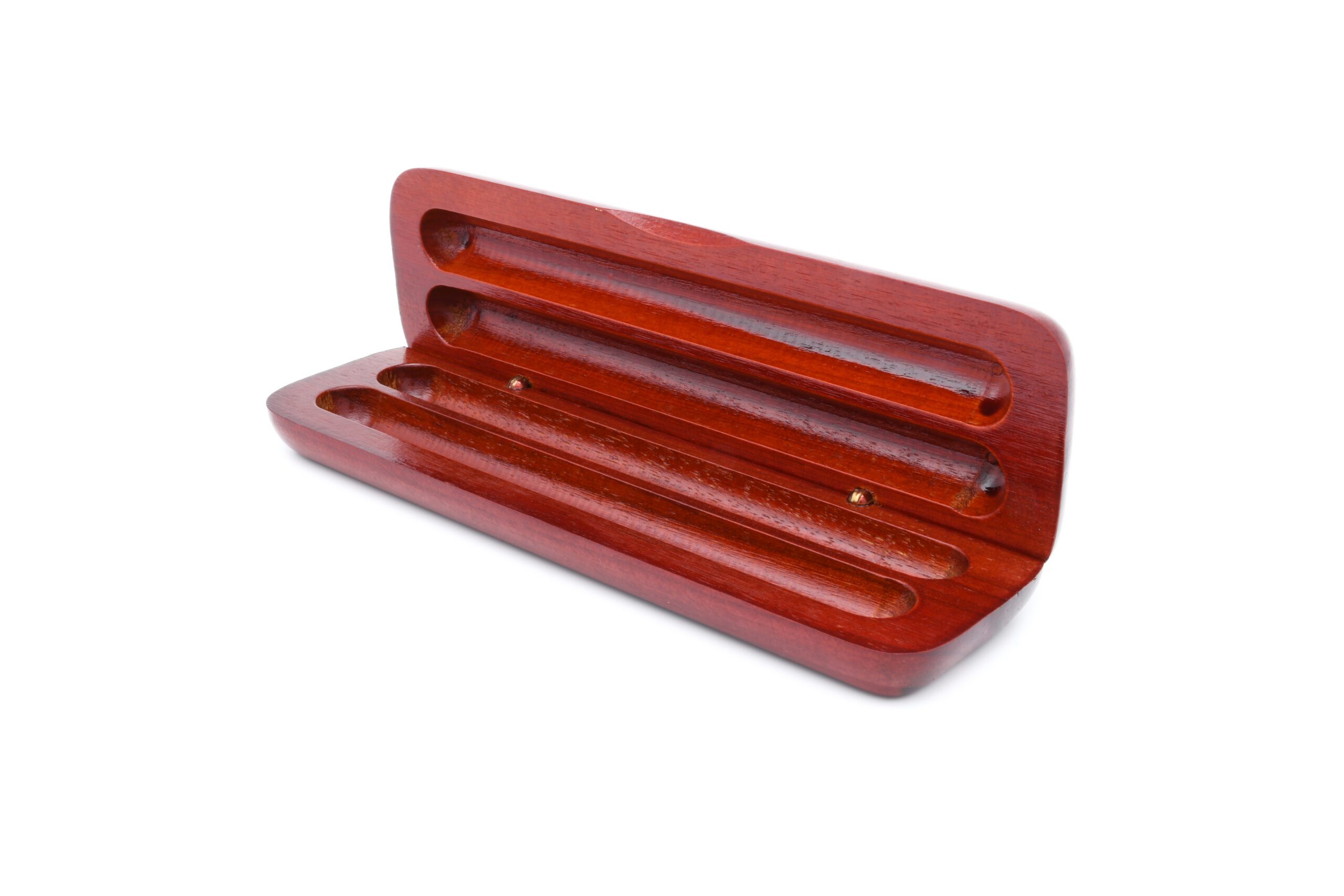 Rotur Wooden Pen Case Rosewood Colour (double) Rotur Wooden Pen Case Rosewood Colour (double)