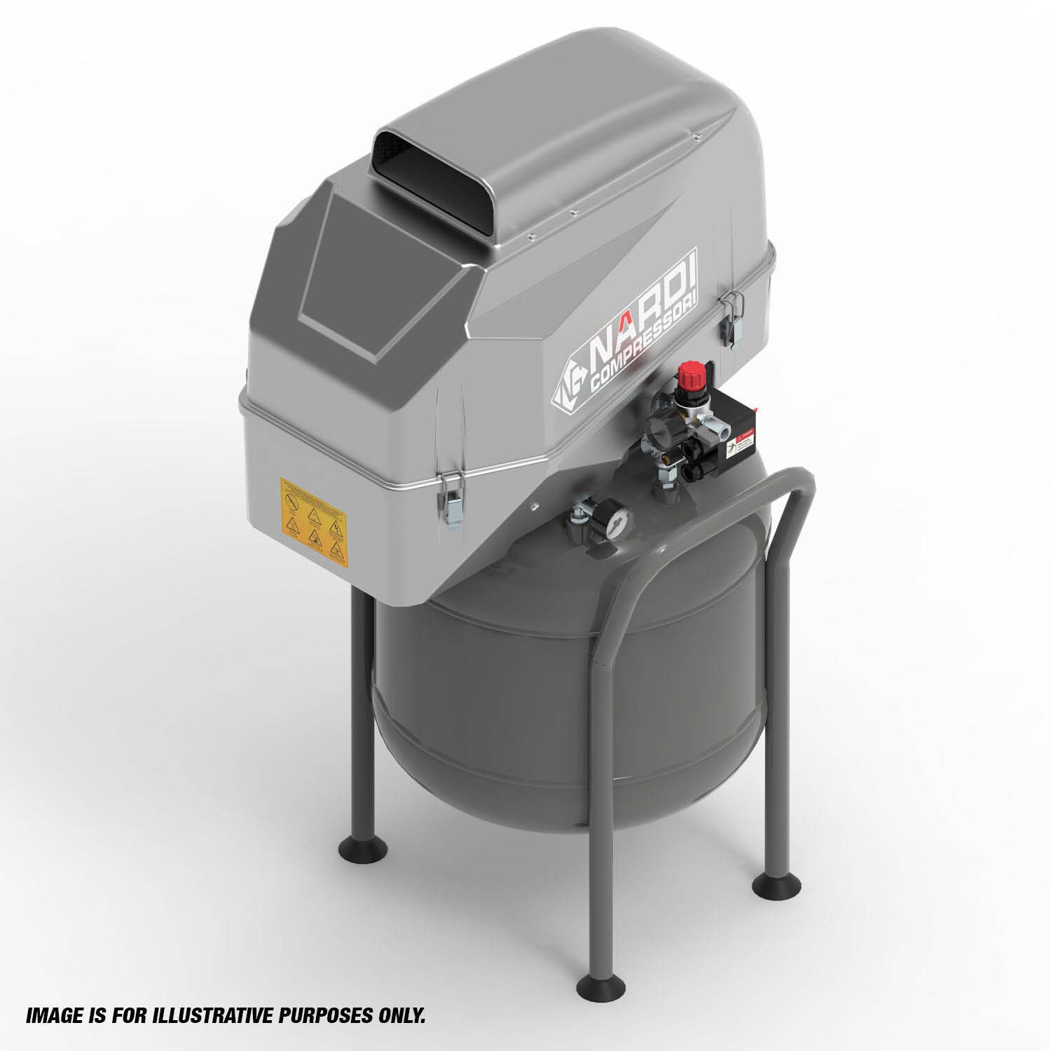 EXTS50204.main NARDI EXTREME 2 2.00HP 50ltr Silenced Compressor