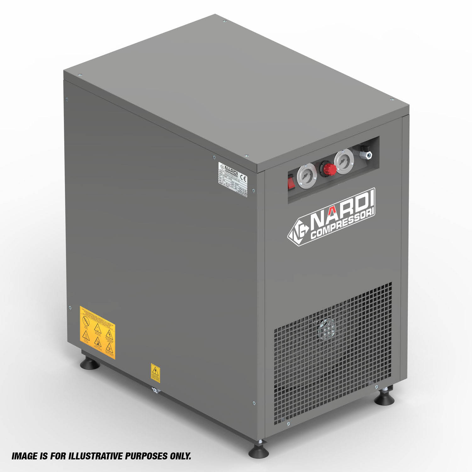 EXTSS50204.main NARDI EXTREME 2.00HP 4-POLE 50ltr Super Silenced Compressor