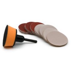Rotur Assorted Velcro Abrasive Pack with Pad